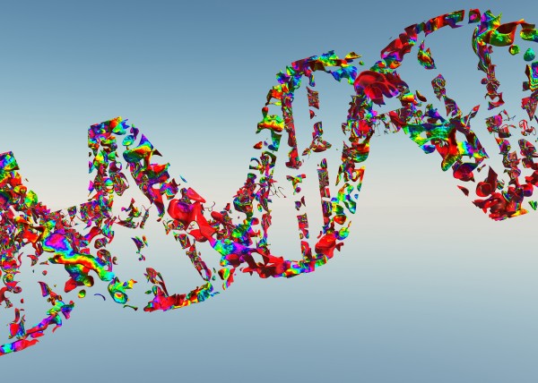 DNA Strand by Bruce Rolff